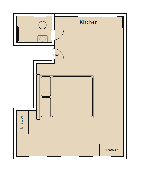 Flat 6, 8 The Grove, Greenford floorplan
