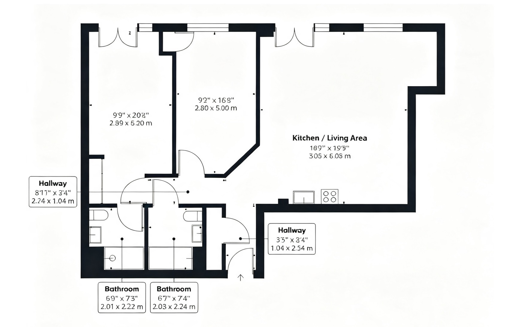 Flat 40, Adeline Heights,, Rosalind Drive, Kent floorplan