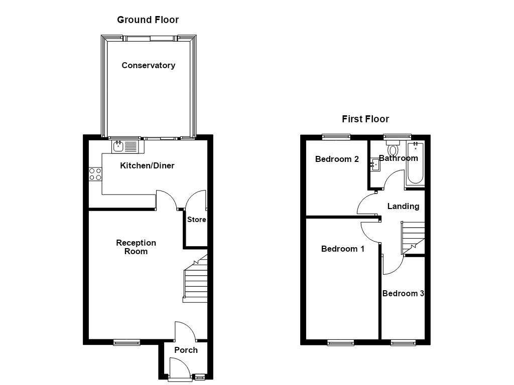 3, Delamere Close, Blackburn floorplan