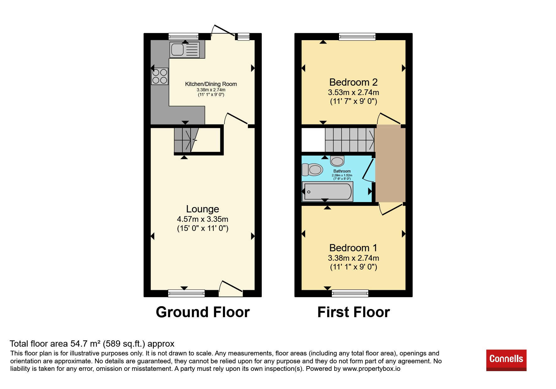 17, Elveden Close, Luton floorplan