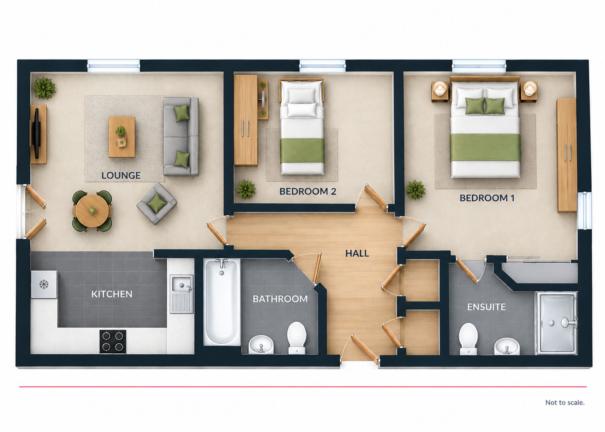 6 Bloomfield Crescent, Telford floorplan