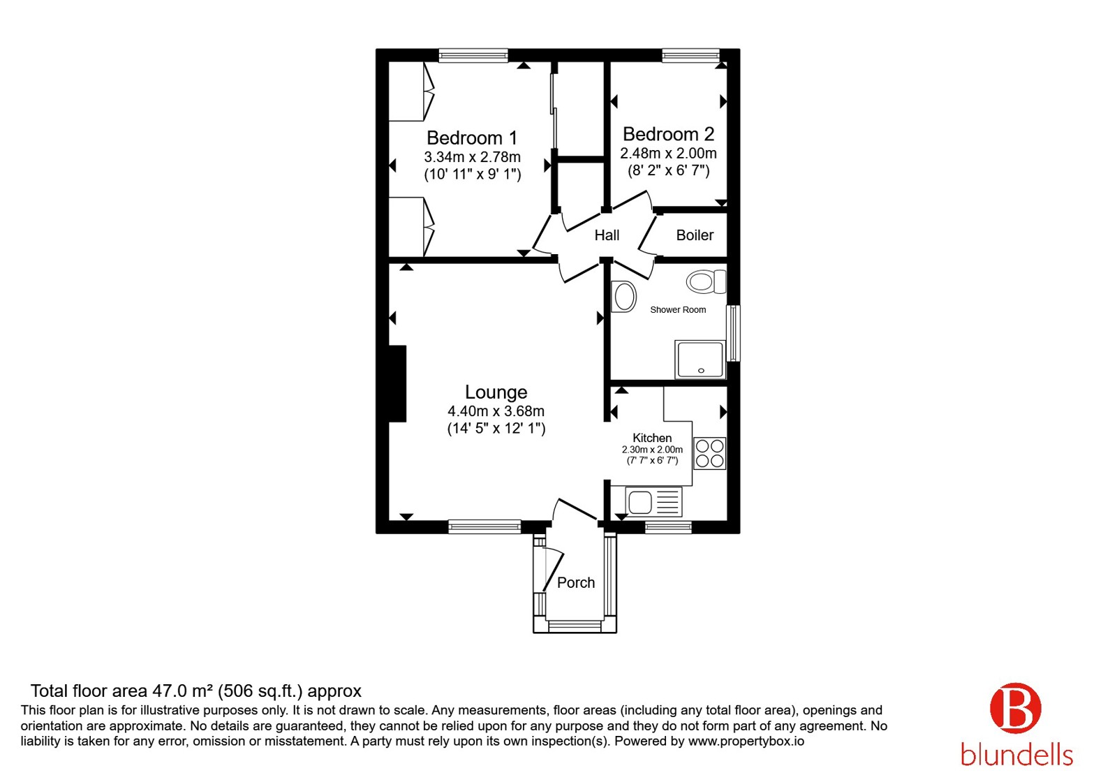 13, Hunters Way, Sheffield floorplan