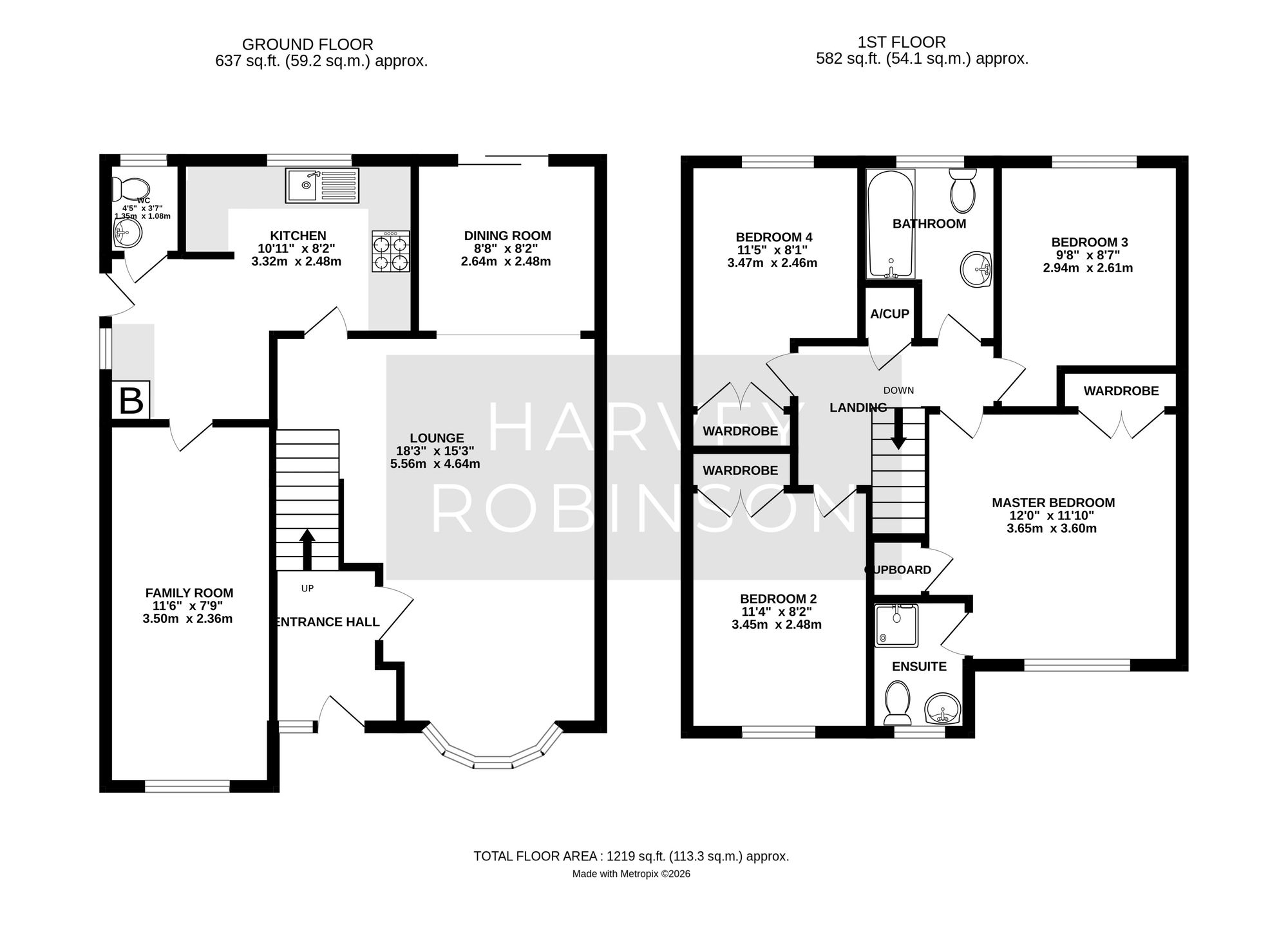 5 Levers Water, Huntingdon floorplan