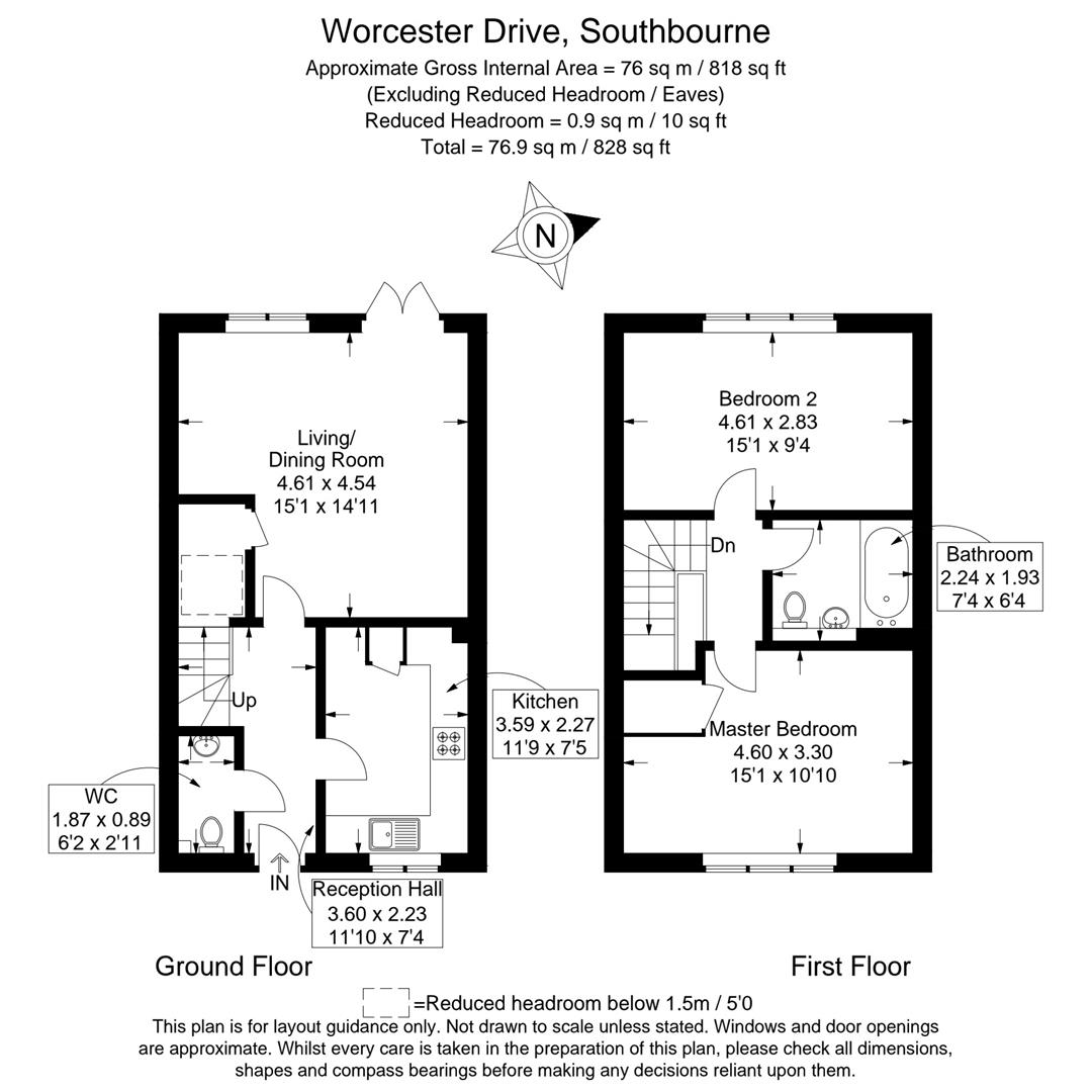 4, Worcester Drive, Emsworth floorplan