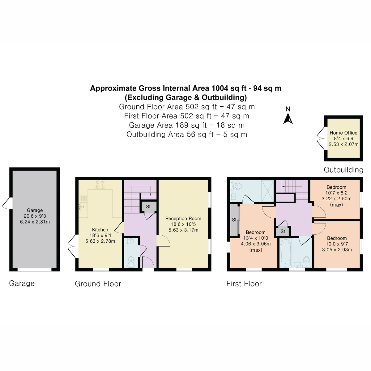 2, Hazel Close, East Challow, Wantage floorplan