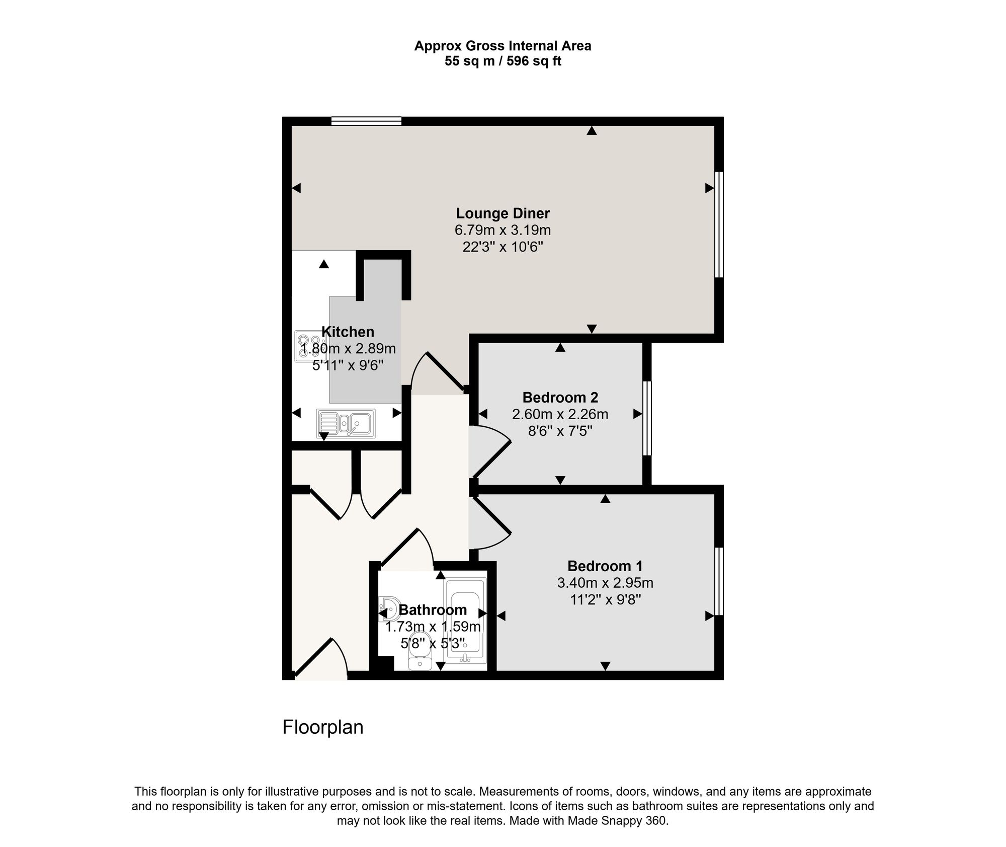48 Rixtonleys Drive, Manchester floorplan