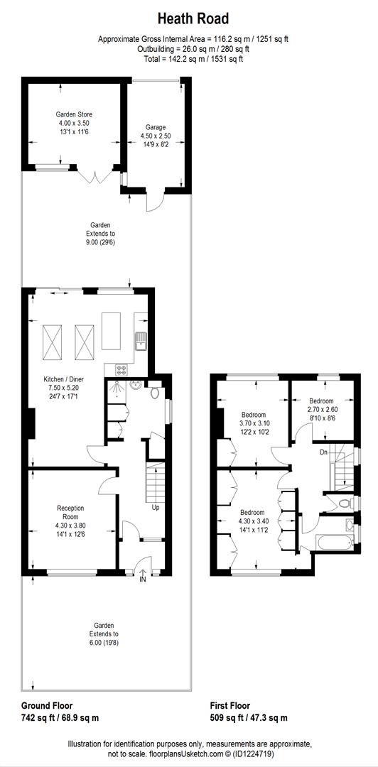 158, Heath Road, Hounslow floorplan