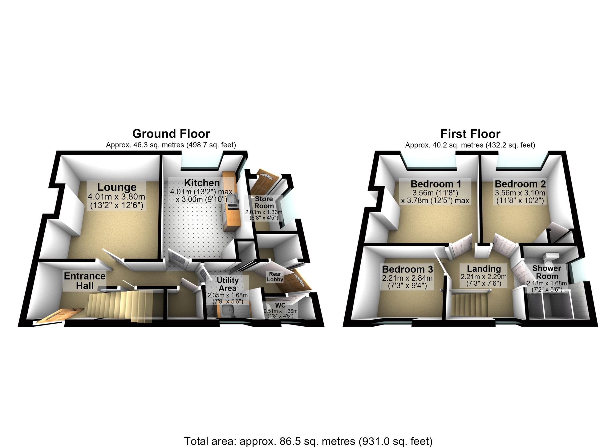 5 Central Avenue, Wellingborough floorplan