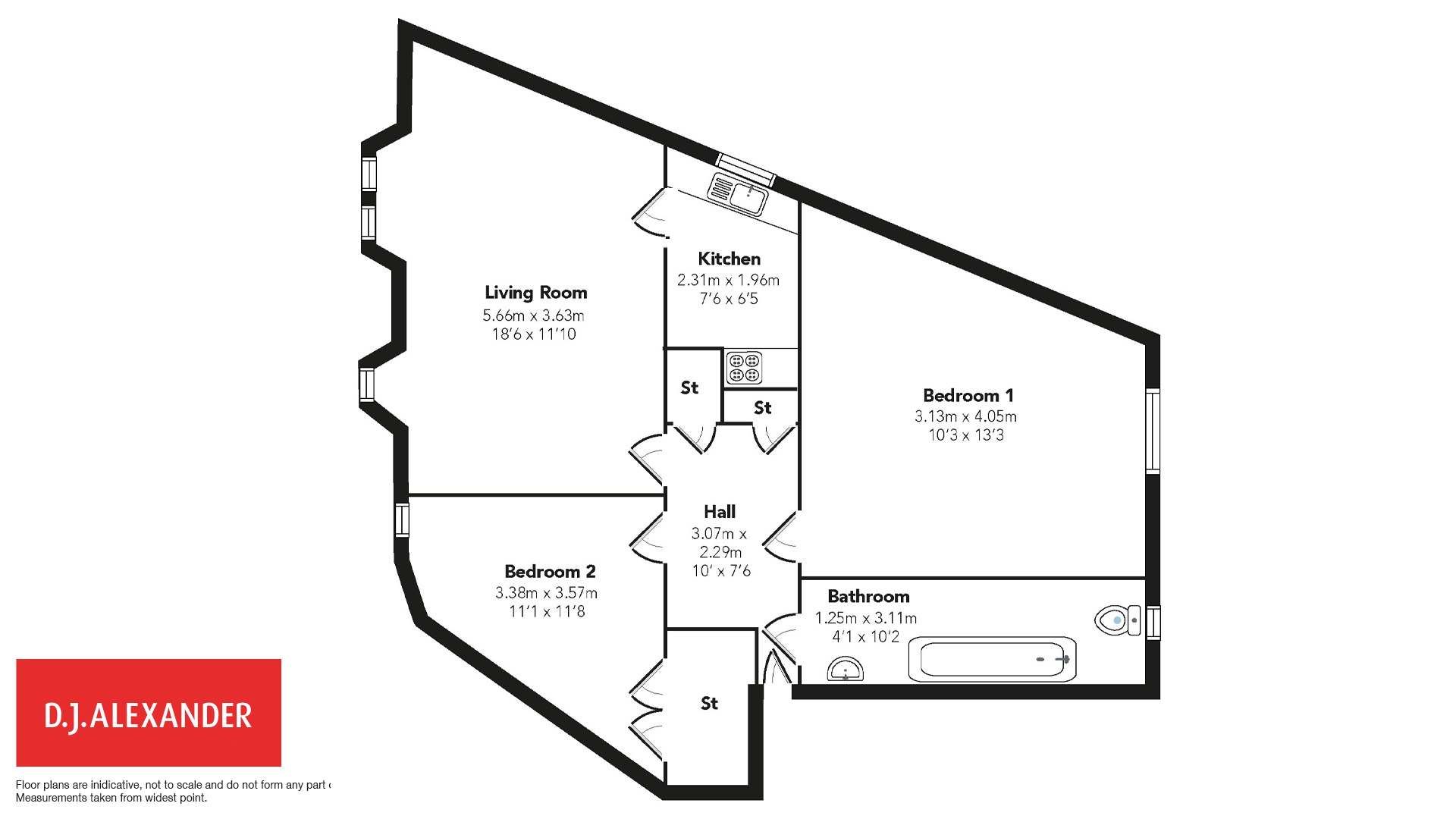 Espedair Street, Paisley PA2, 2 bedroom flat for sale 64802035