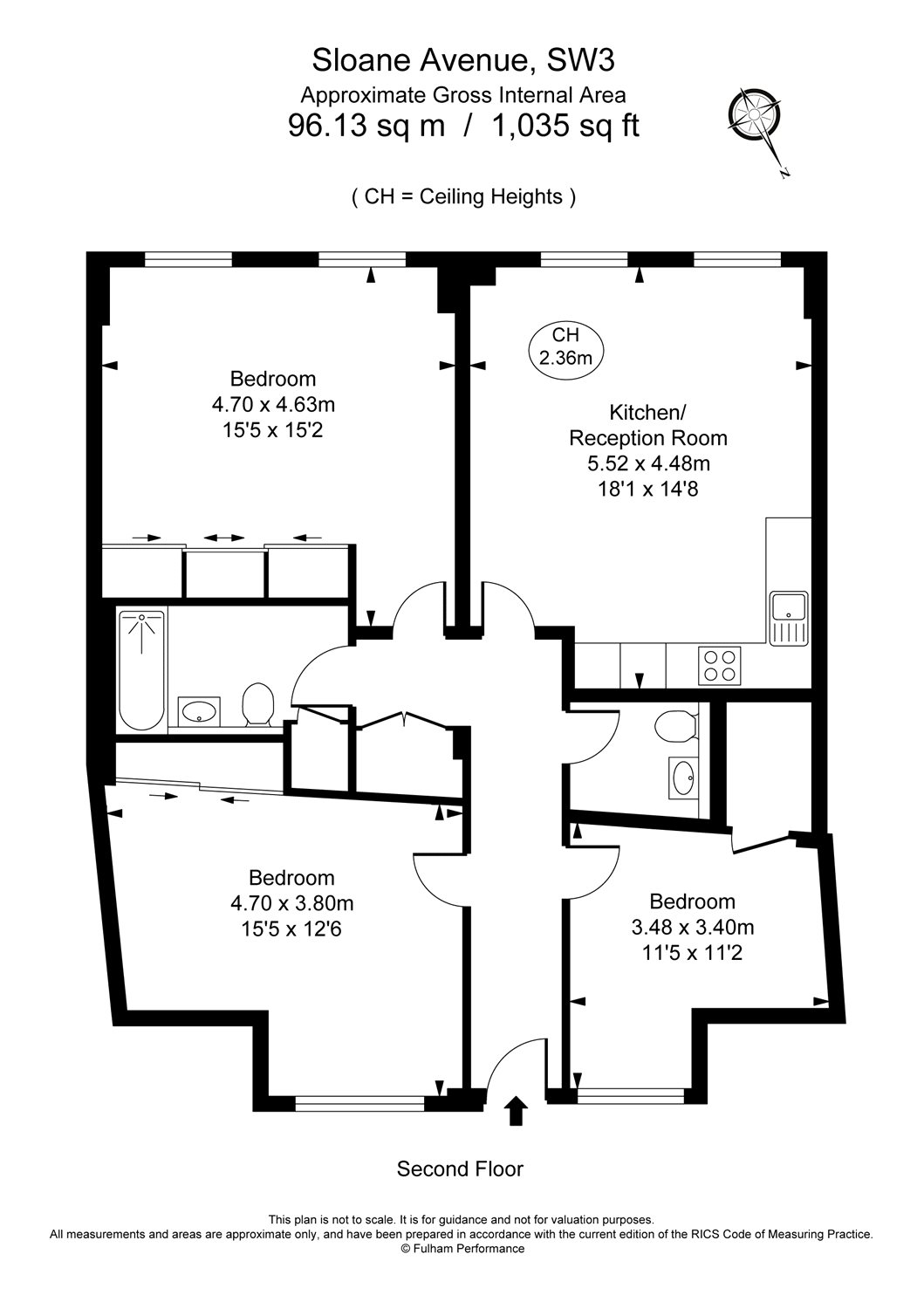 3 Bedrooms  to rent in Sloane Avenue, London SW3