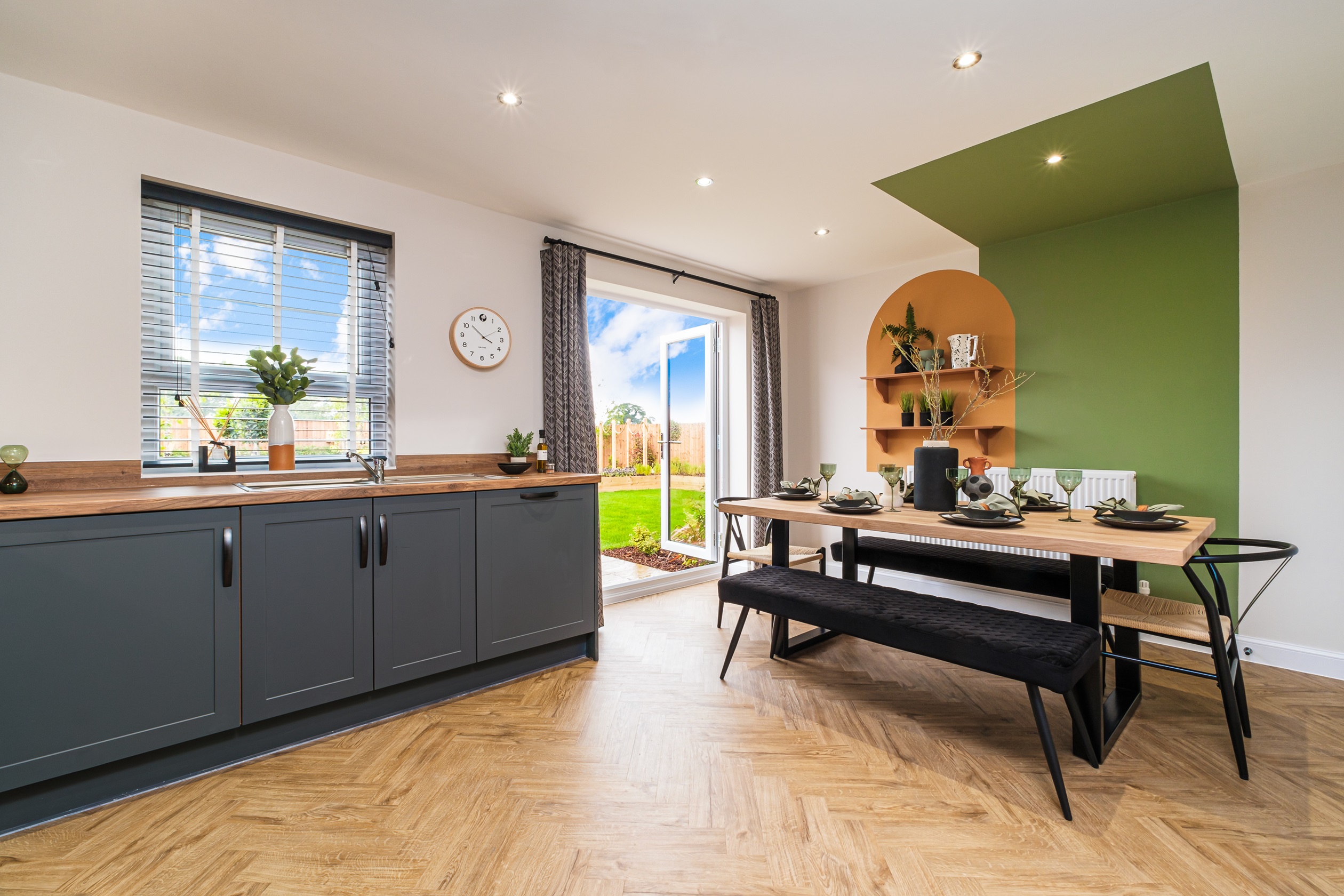 Property 3 of 10. Interior View Of Our Kitchen &amp; Dining In Our 3 Bed Mewstone Home