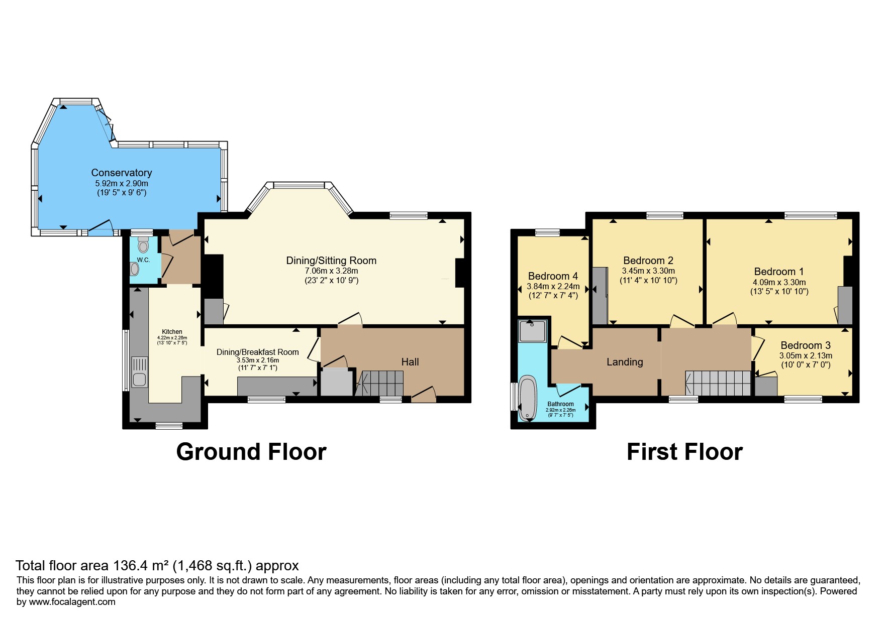 21, Westfields, Tilney St Lawrence floorplan