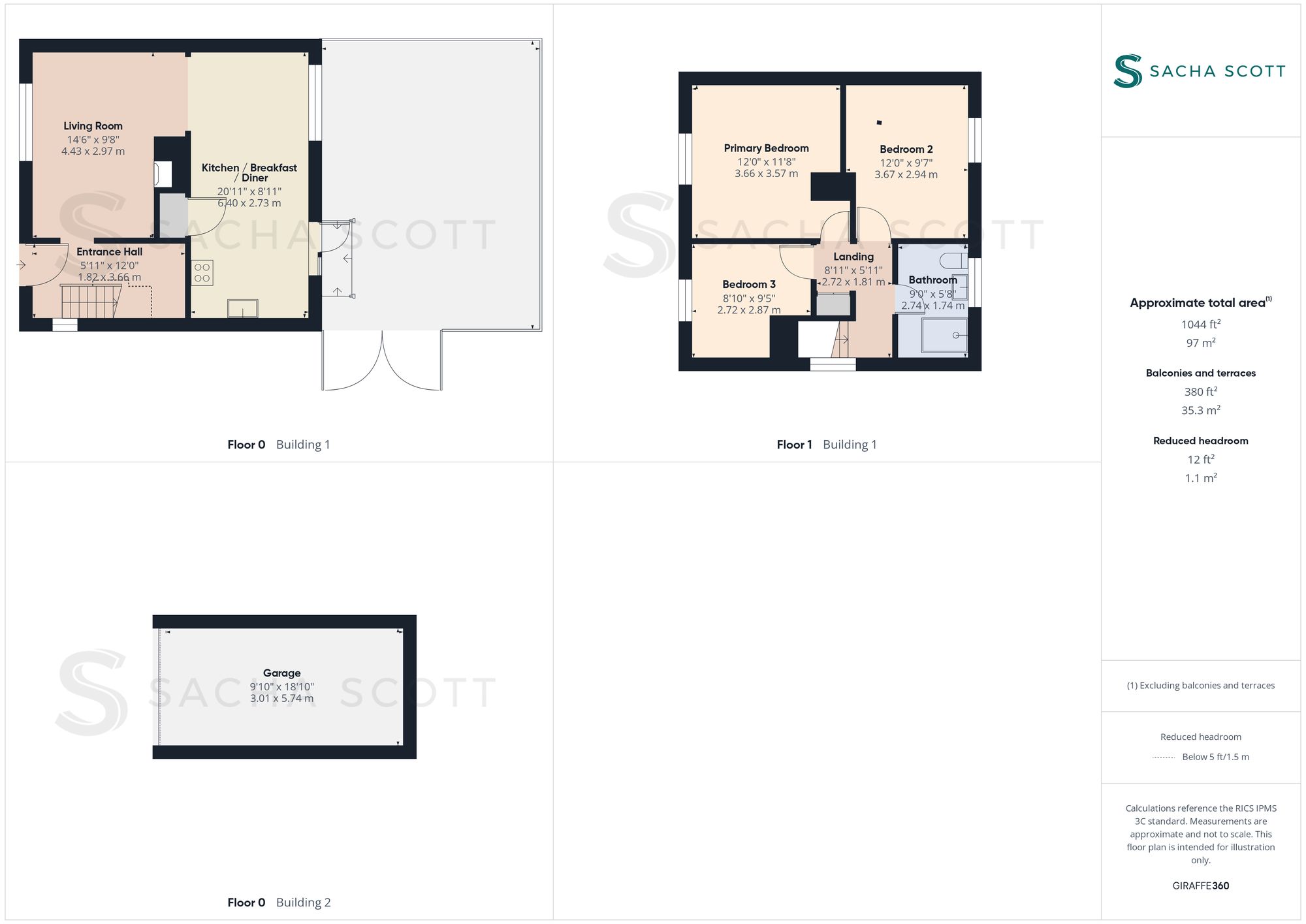 2 Gale Crescent, Banstead floorplan