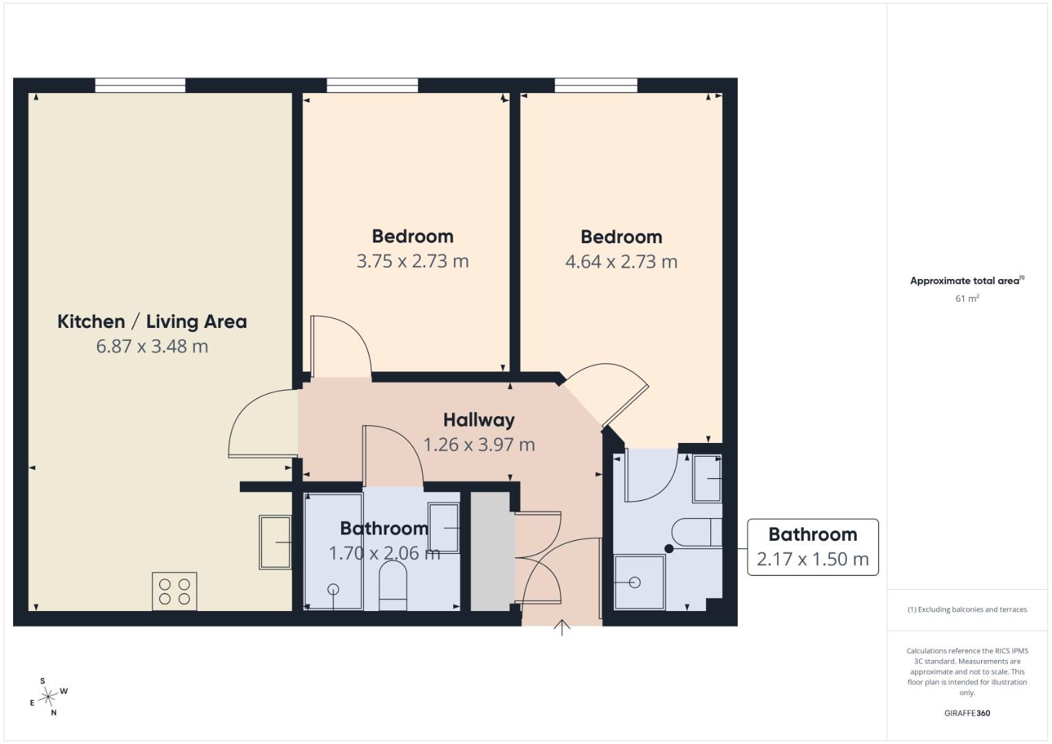 47, Navigation Quay, Bingley floorplan