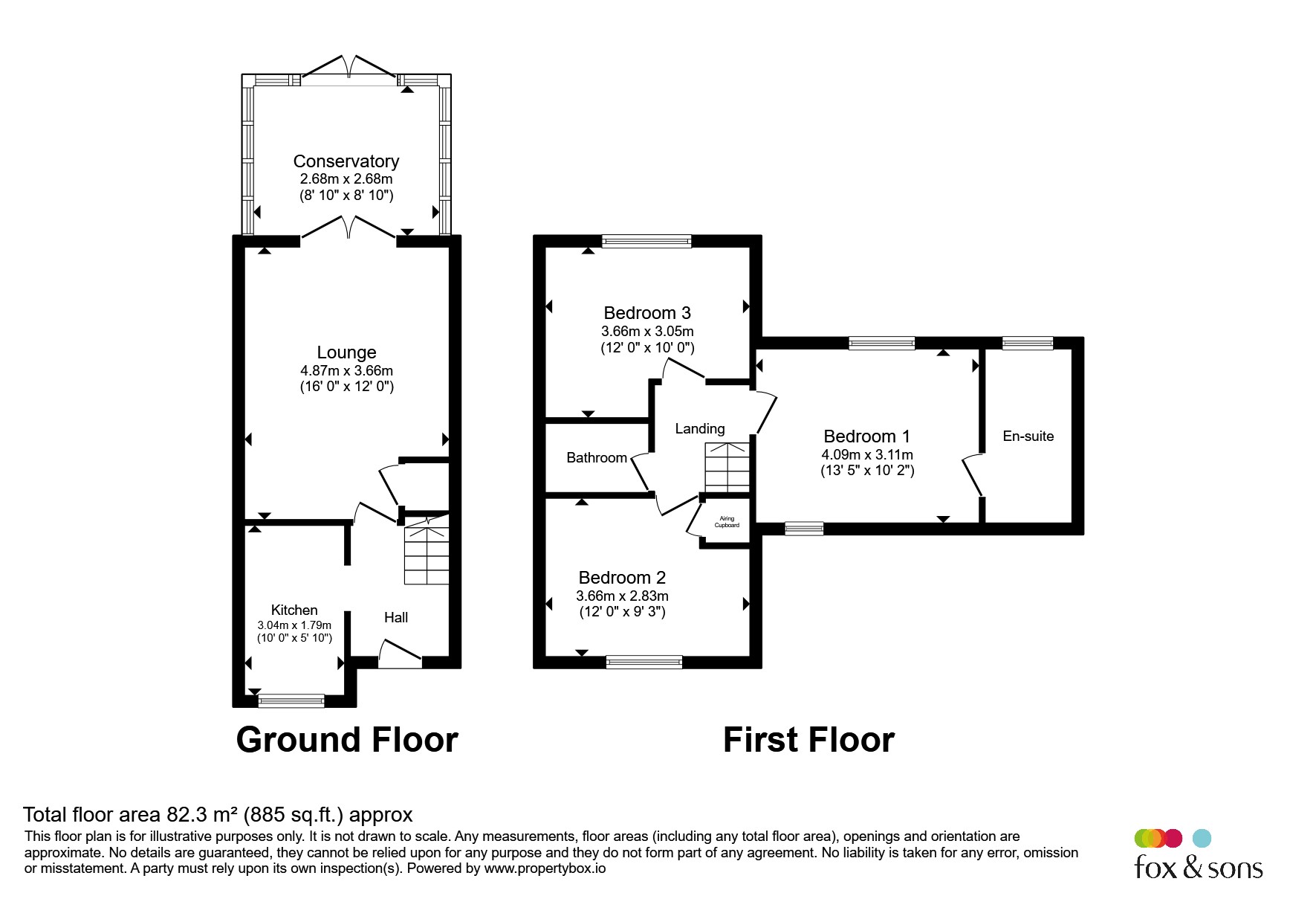 14, Mead Close, Cullompton floorplan