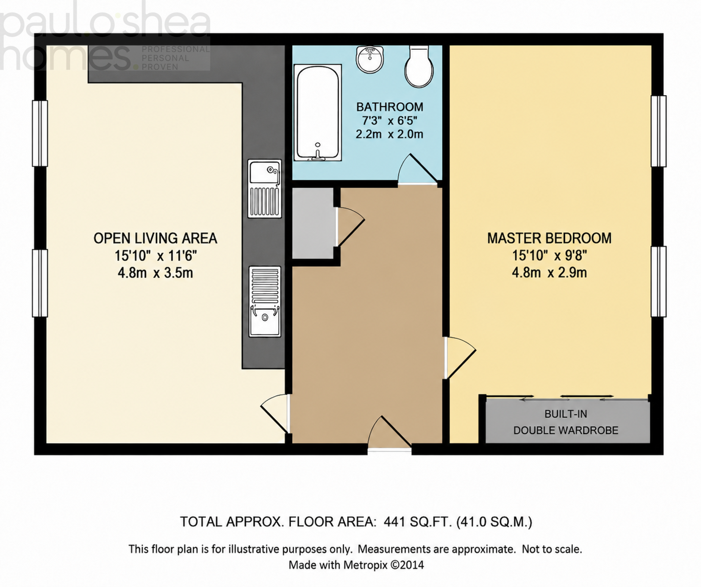 Flat 14 Elizabeth House, Banstead floorplan