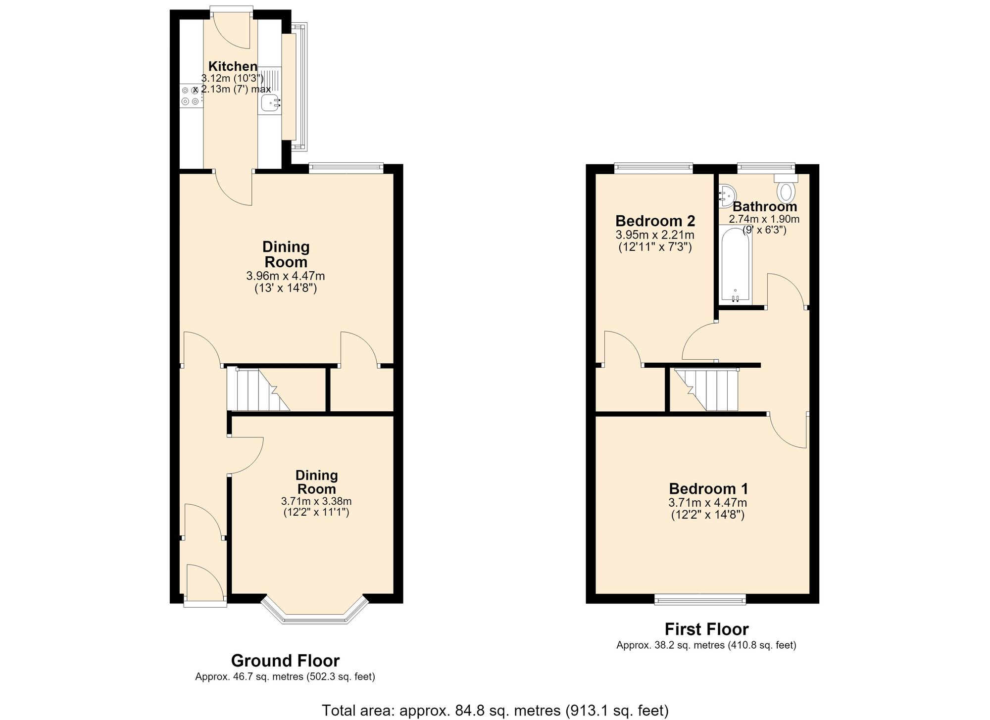 111 Manchester Road, Burnley floorplan