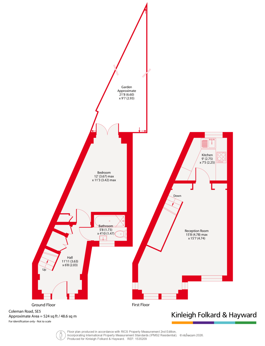 Coleman Road, London floorplan