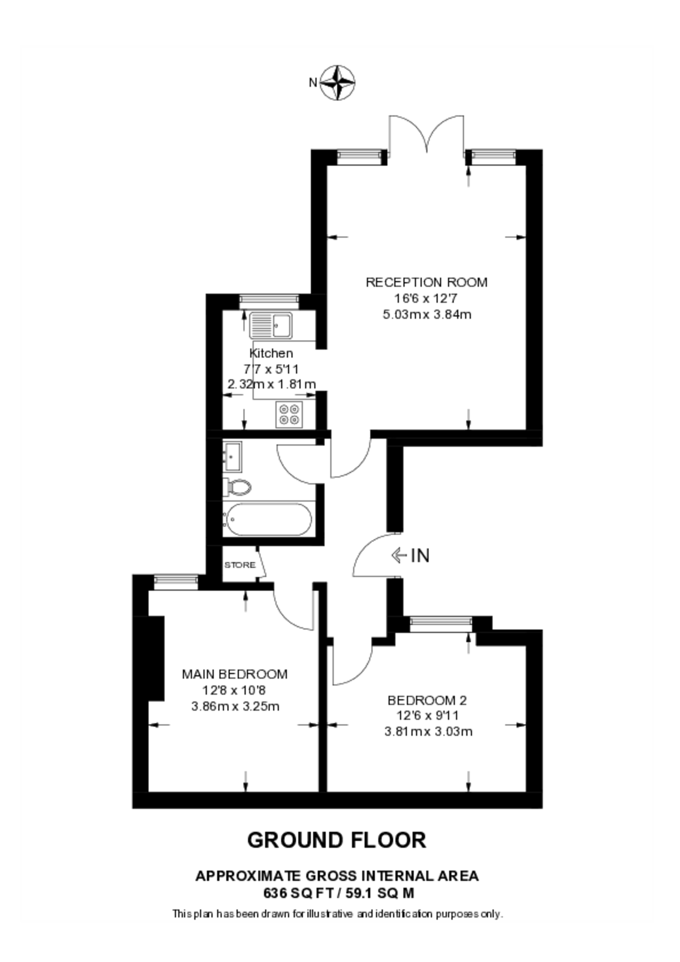 Montrell Road, Streatham Hill floorplan