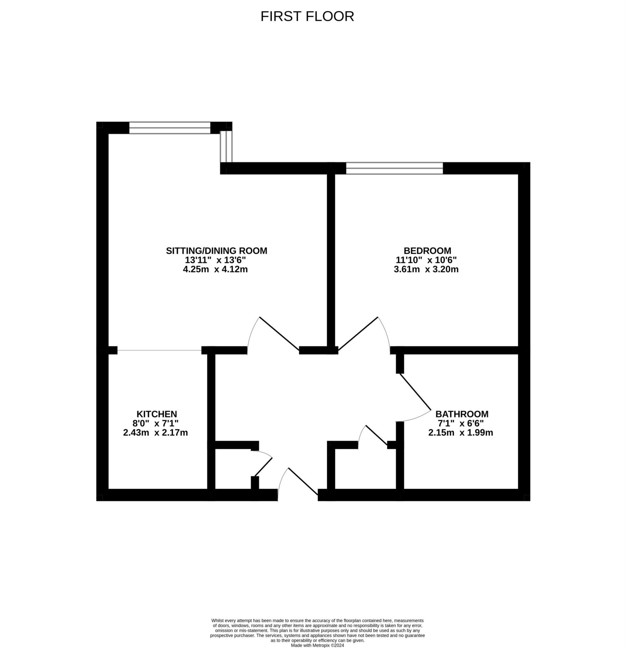 Flat 10, Stewarts Lodge Stewart Close, Abbots Langley floorplan