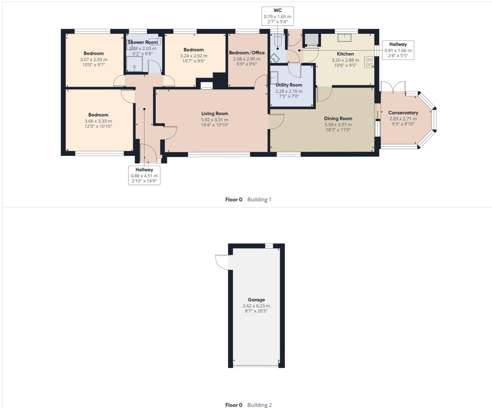 Brentfields, Looe floorplan