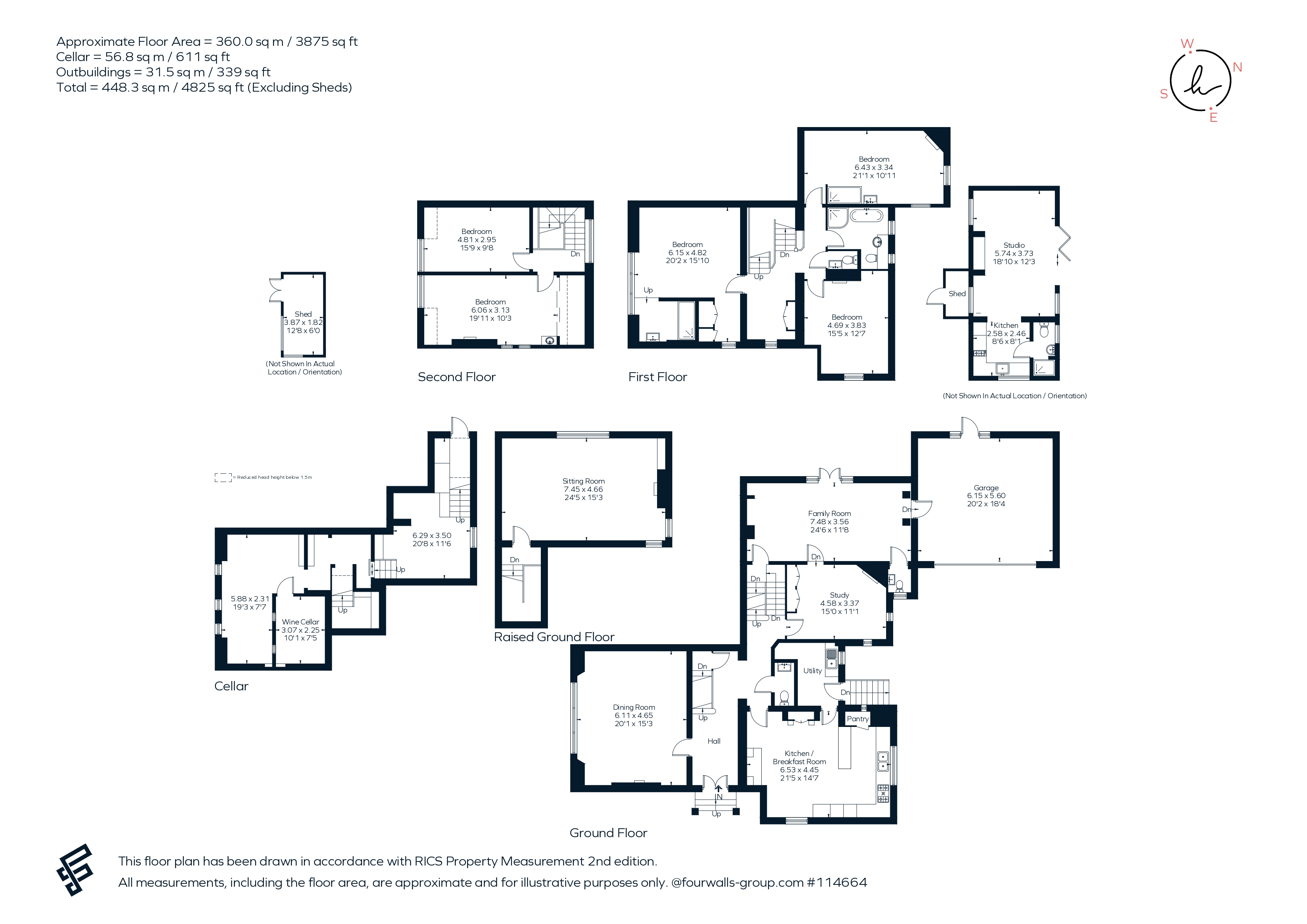 The Grey House, Copthill Lane, Kingswood floorplan