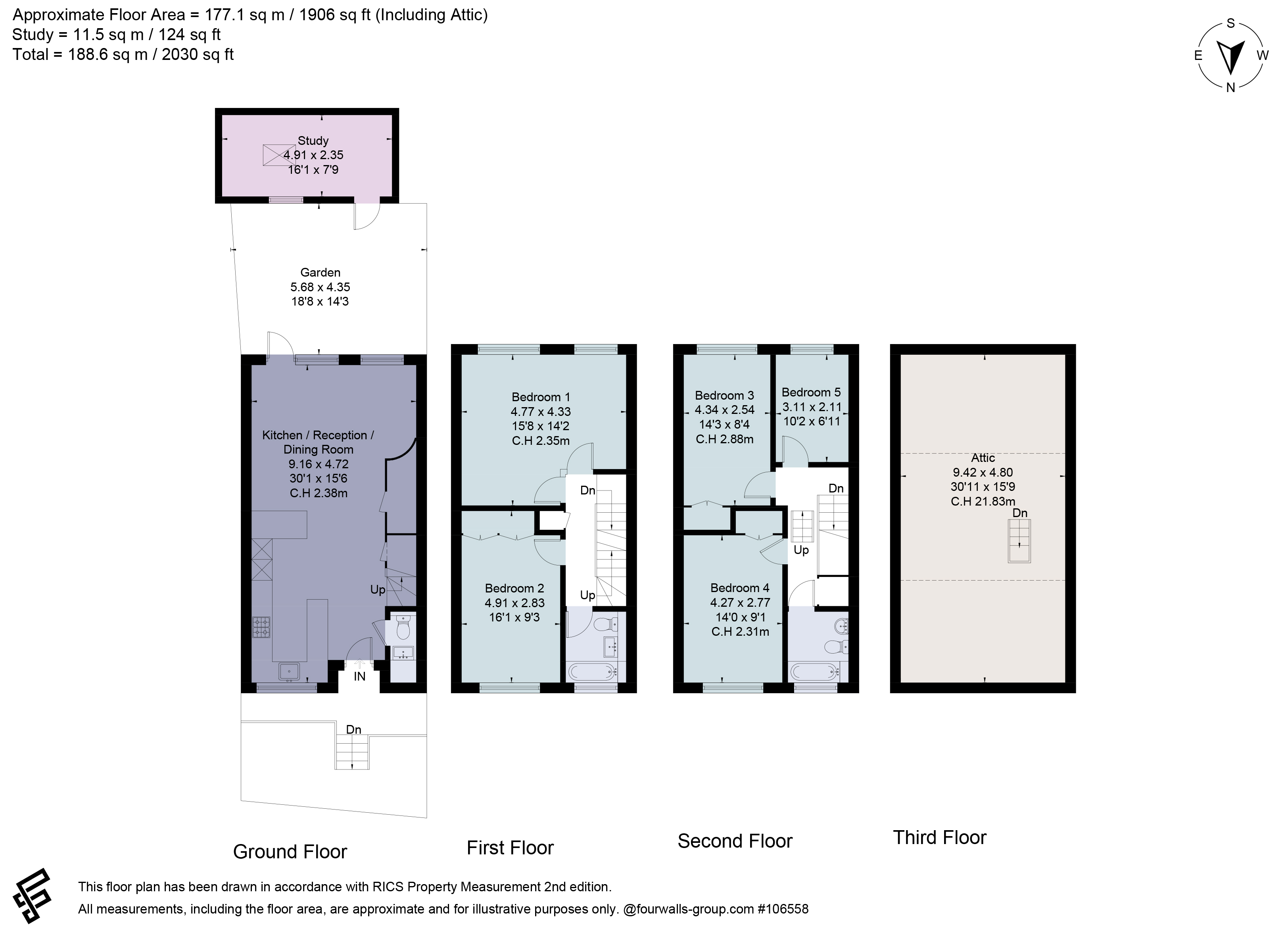 10, Putney Heath Lane, London floorplan