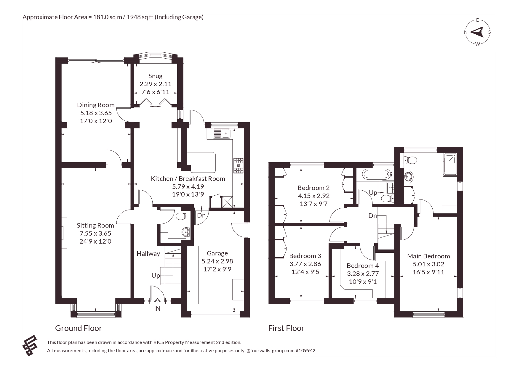58, Lancaster Road, Hertfordshire floorplan
