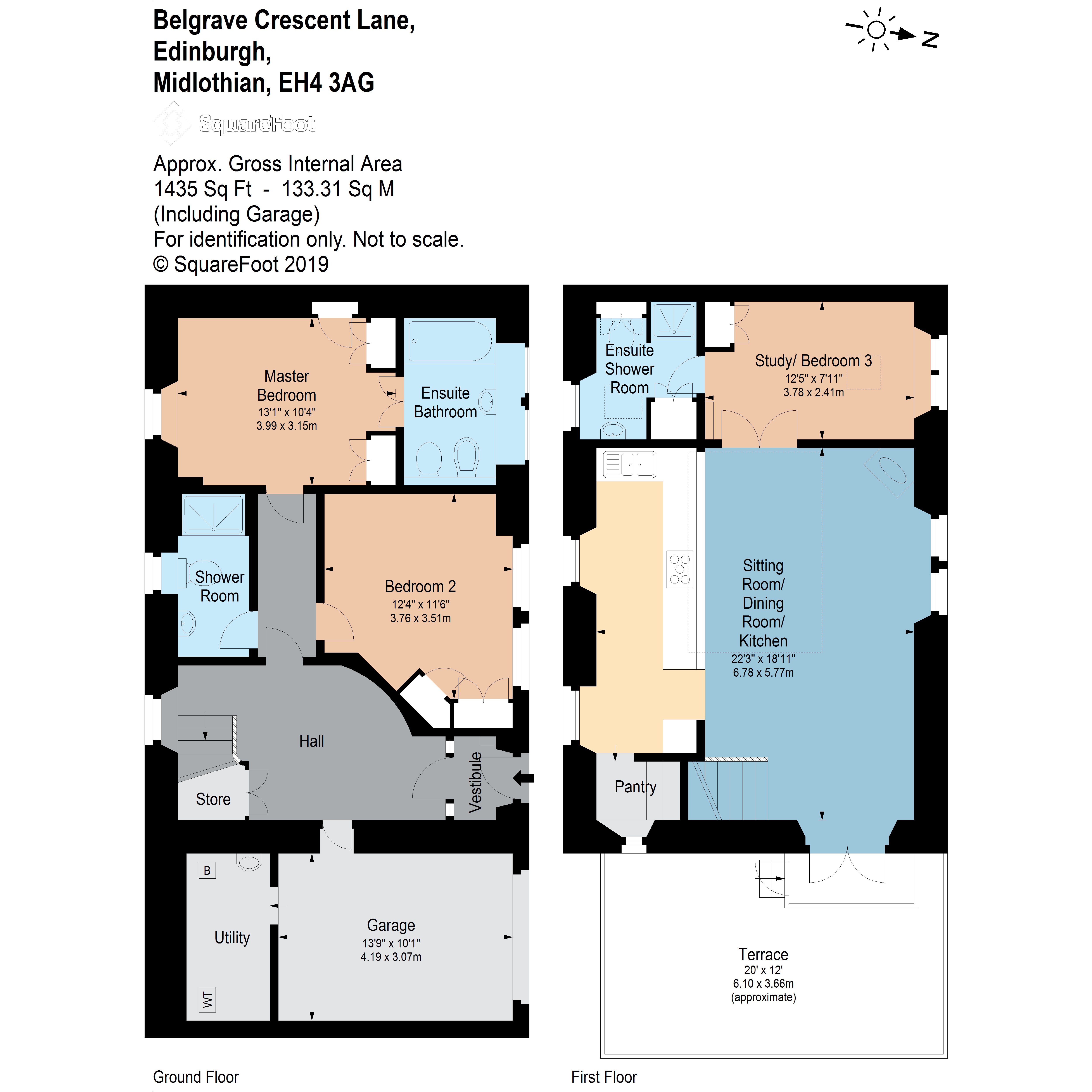 3 Bedrooms Detached house for sale in Belgrave Crescent Lane, Edinburgh EH4