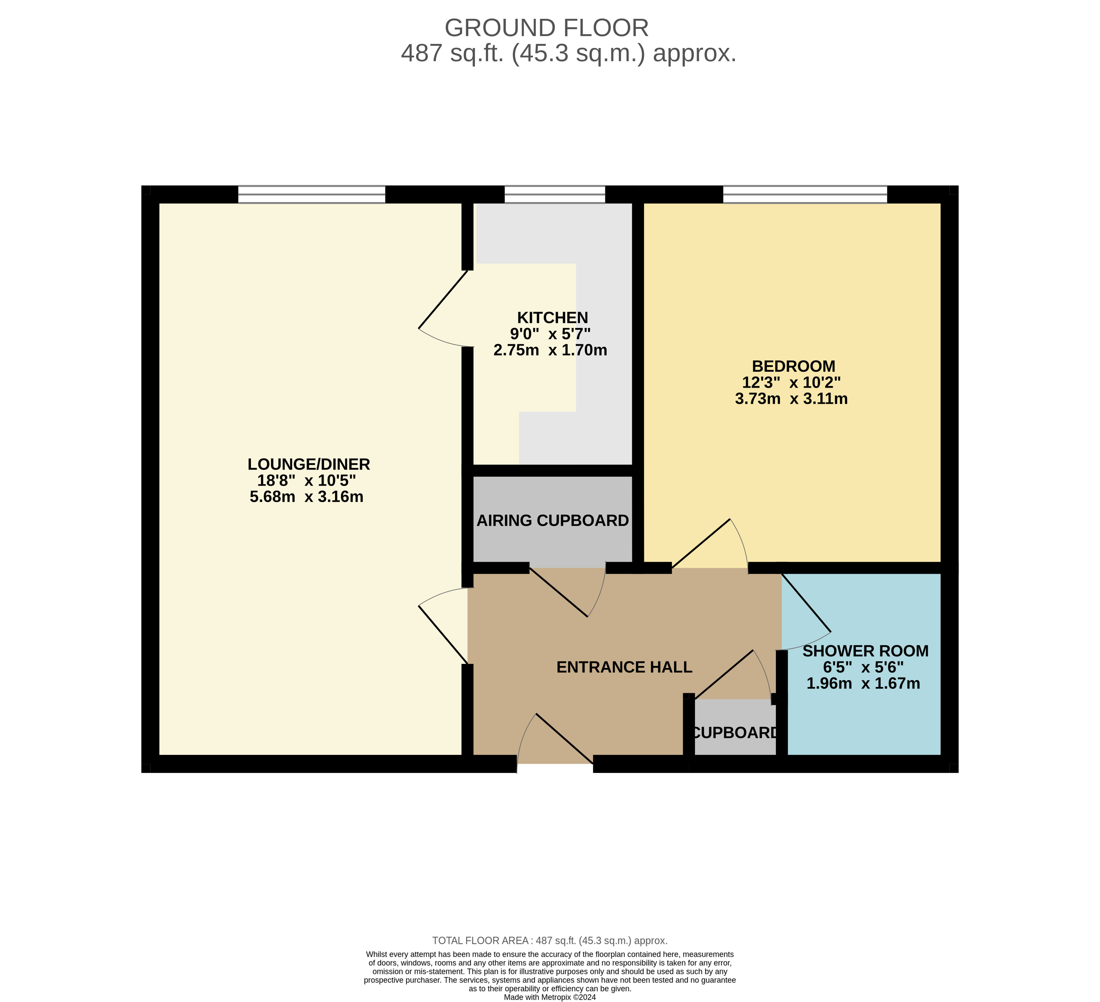 Flat 9, Vicarage Court,, Chapel Hill, Essex floorplan