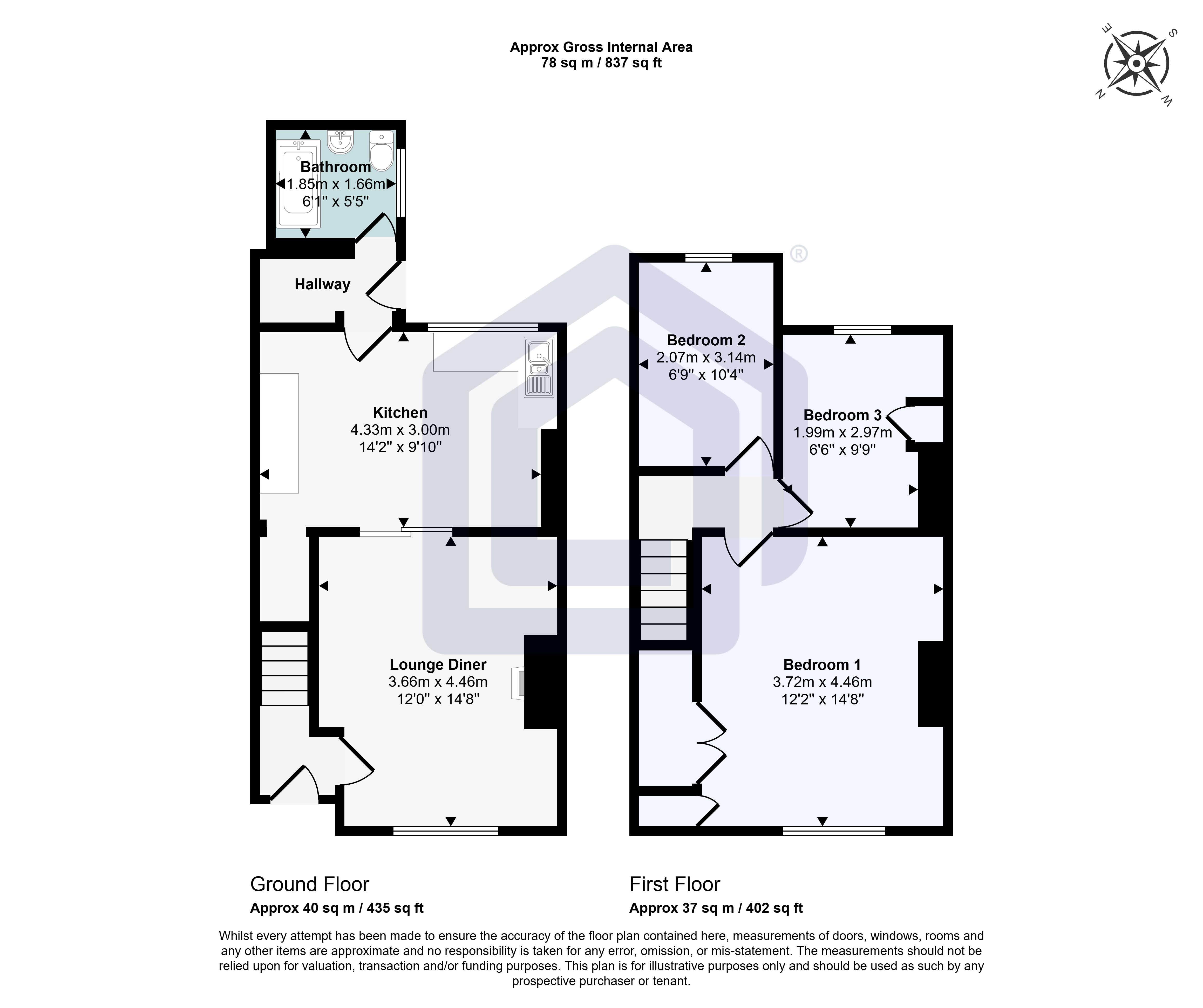 97 Clifford Street, South Elmsall, 97 Clifford Street, South Elmsall, Pontefract floorplan