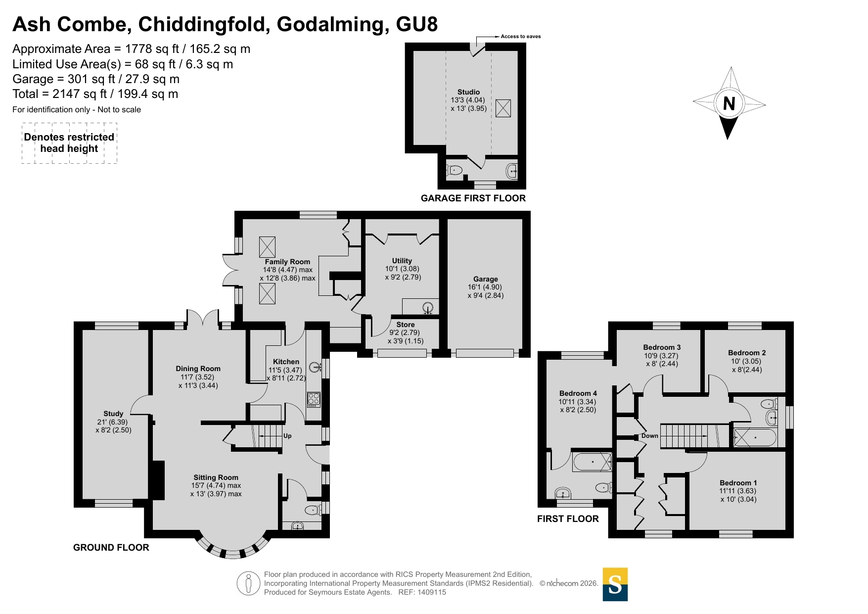 42, Ash Combe, Godalming floorplan