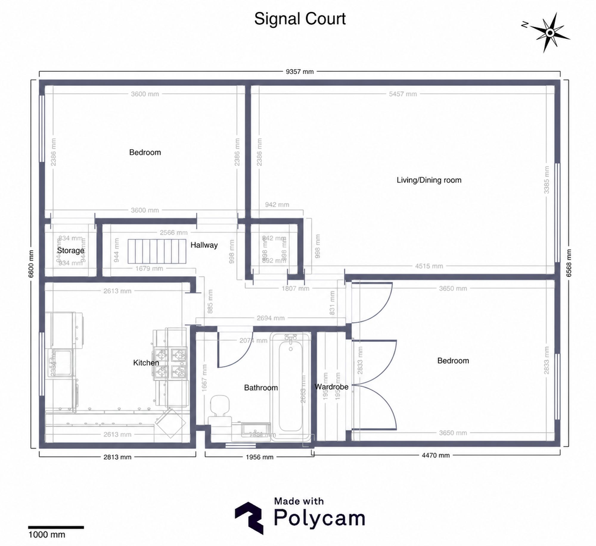 7 Signal Court Station Road, Lingfield floorplan