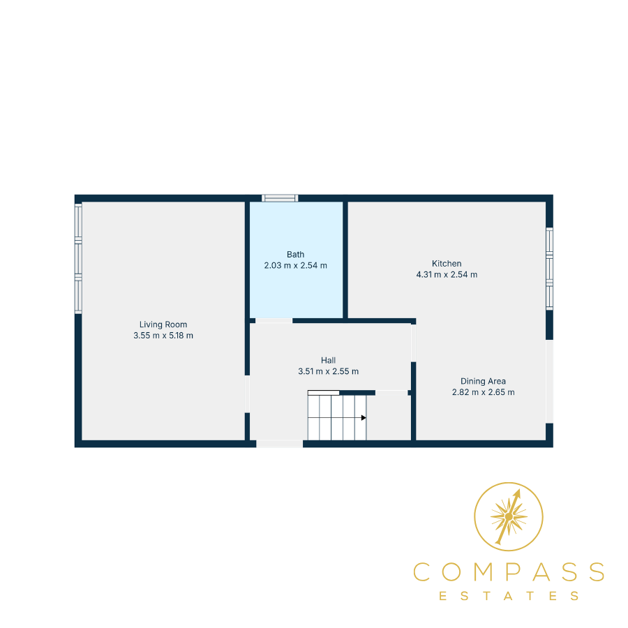 17a Victoria Place, Kirkcudbright floorplan