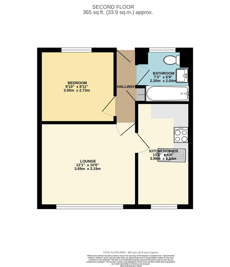 Flat 10, Seaway Court, New Road, Brixham floorplan