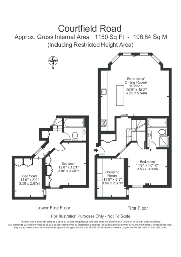Courtfield Road, London floorplan