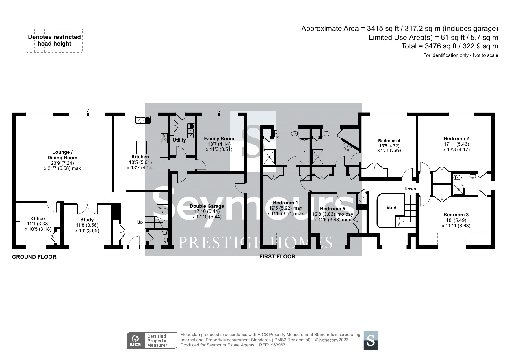 Pyrford Woods, Pyrford, Woking GU22, 5 bedroom detached house for sale