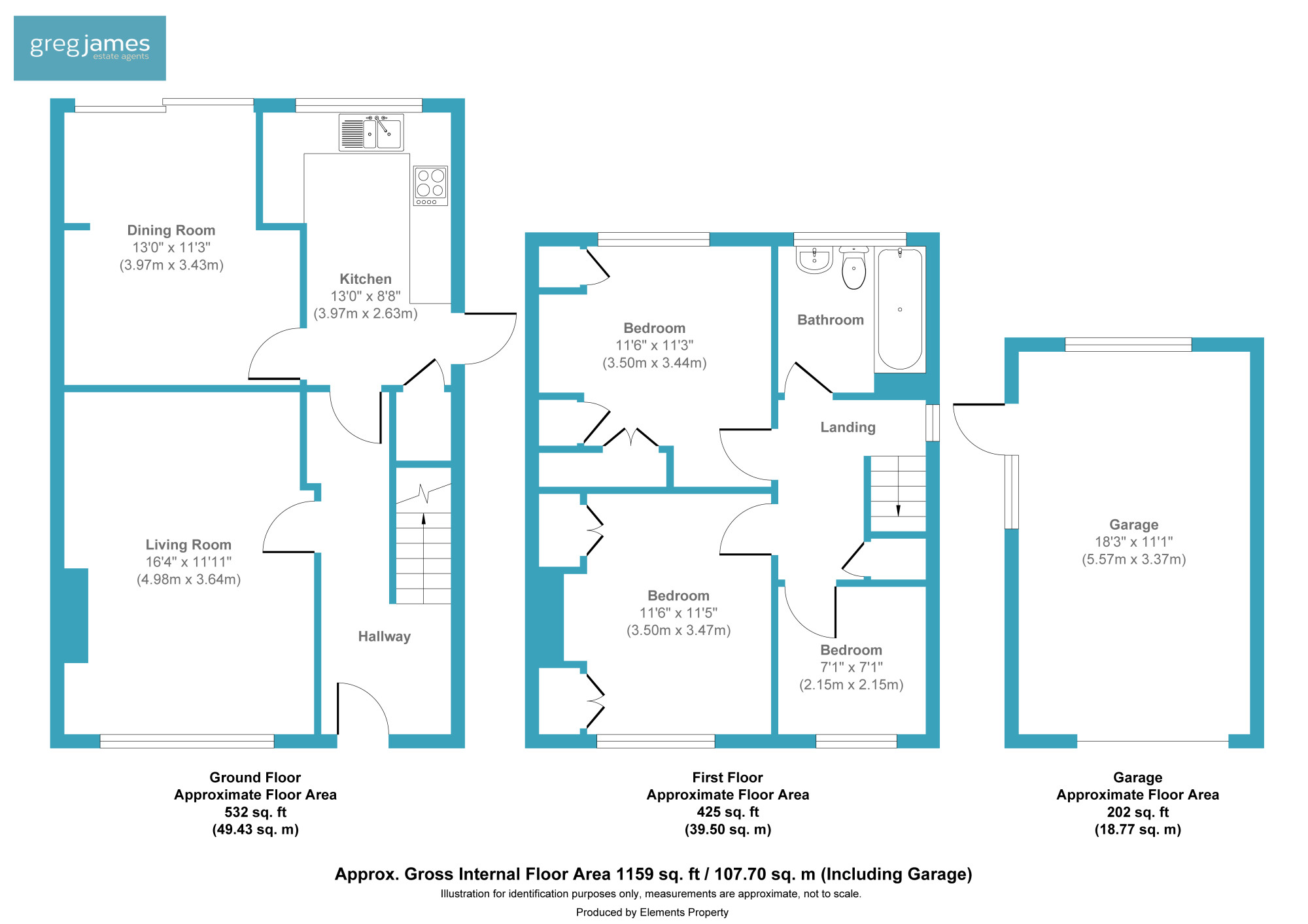 13, Lynchford Road, Farnborough floorplan