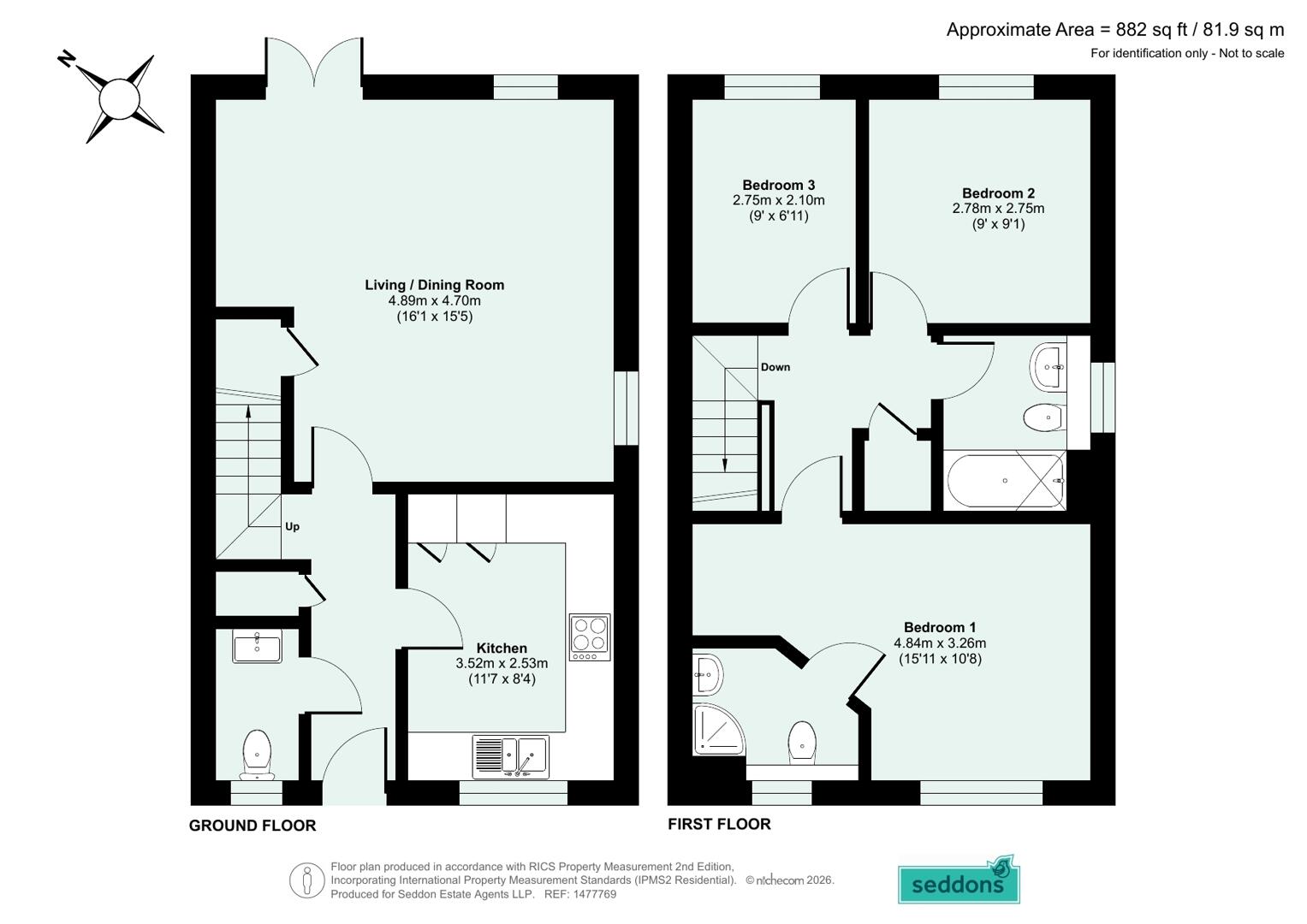 10, The Gables, Cullompton floorplan