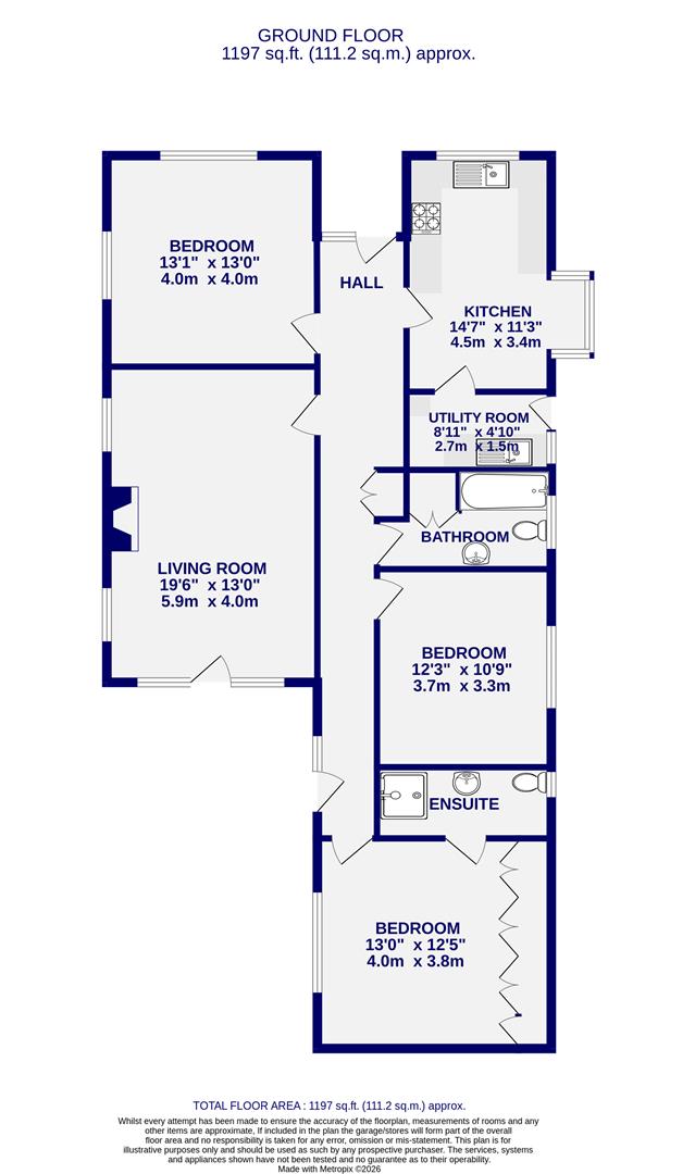 116, Stockton Lane, York floorplan