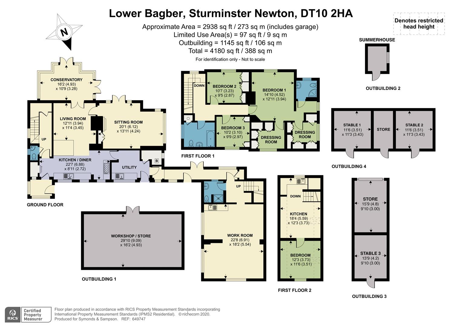 Five Acre Farm, Sturminster Newton floorplan