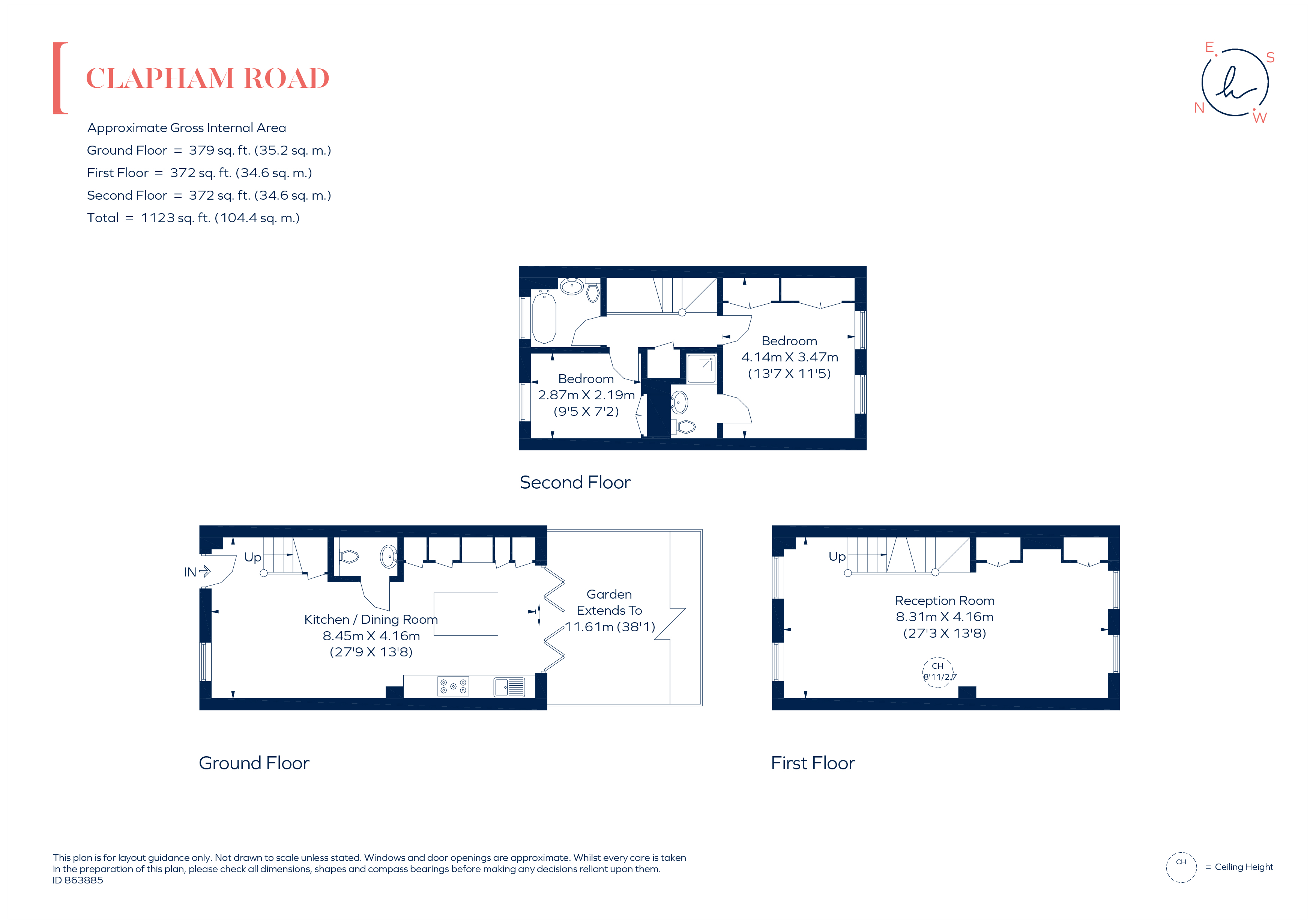 Clapham Road, London floorplan