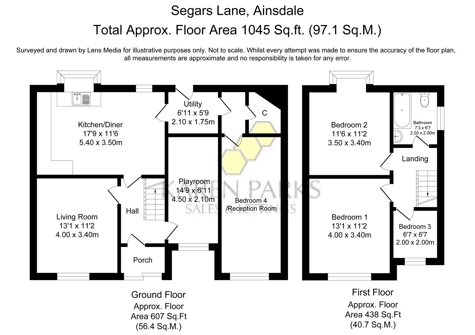 Segars Lane, Southport floorplan