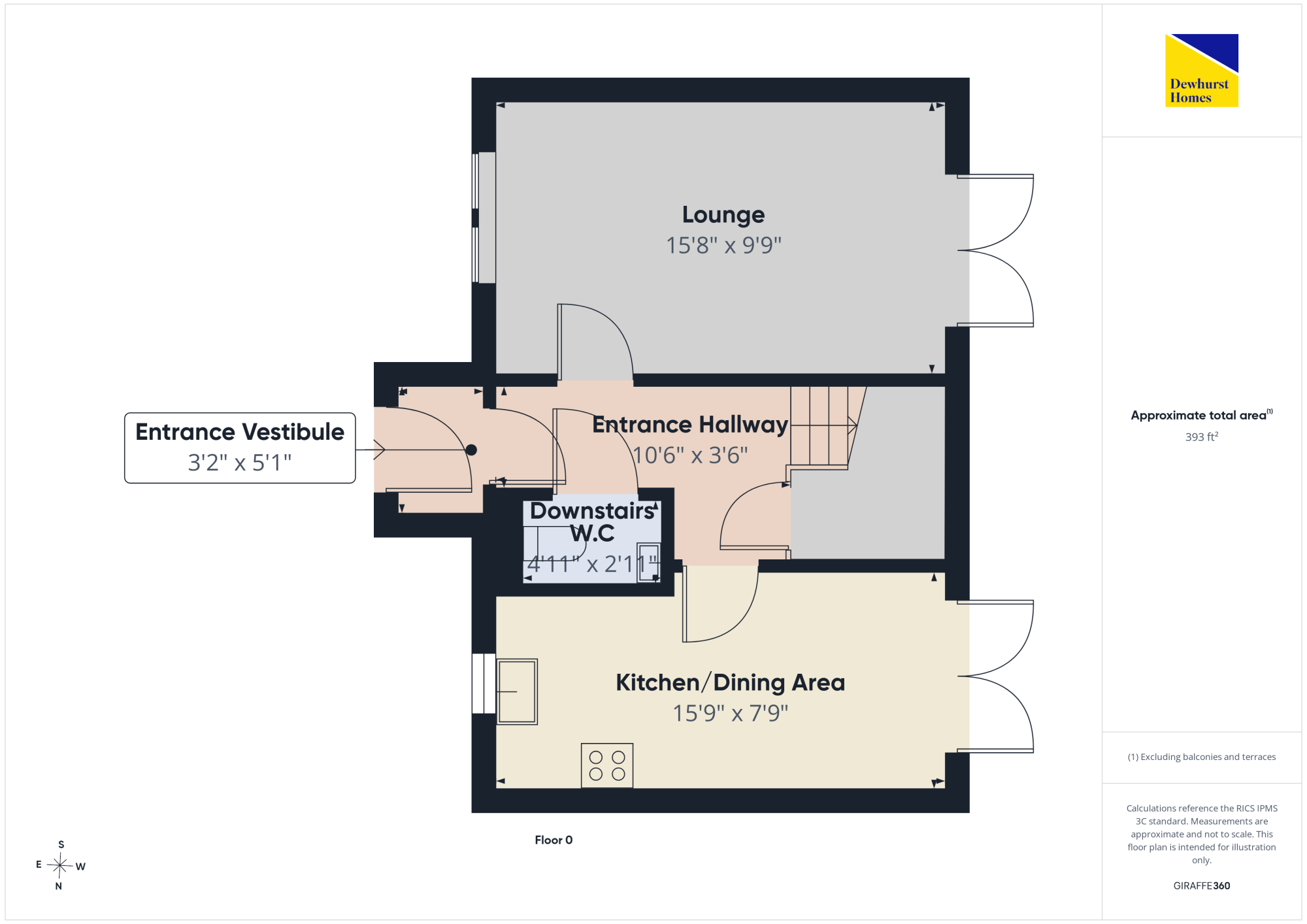 12, Hall Barn Drive, Longridge floorplan