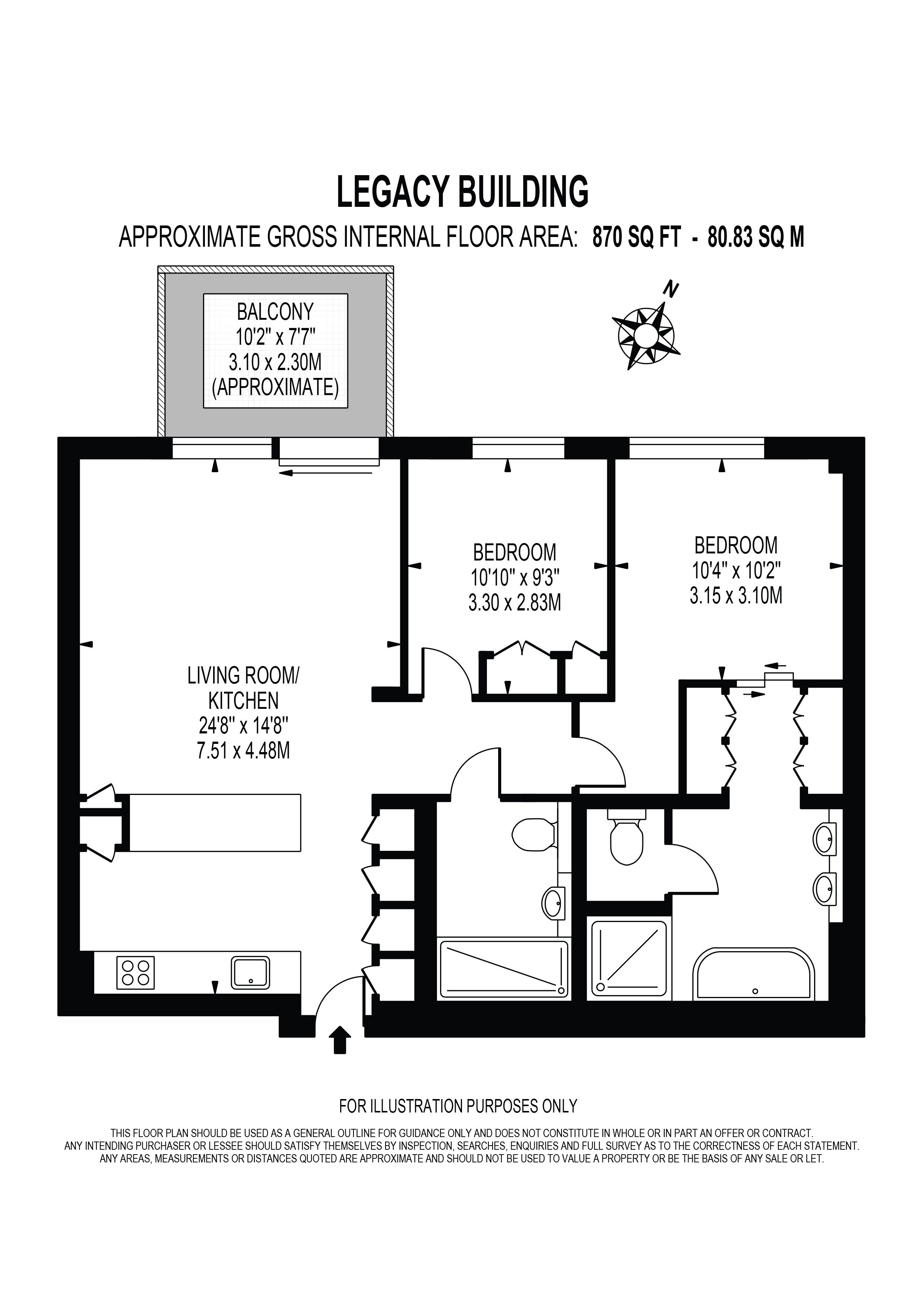 Embassy Gardens London SW11 floorplan