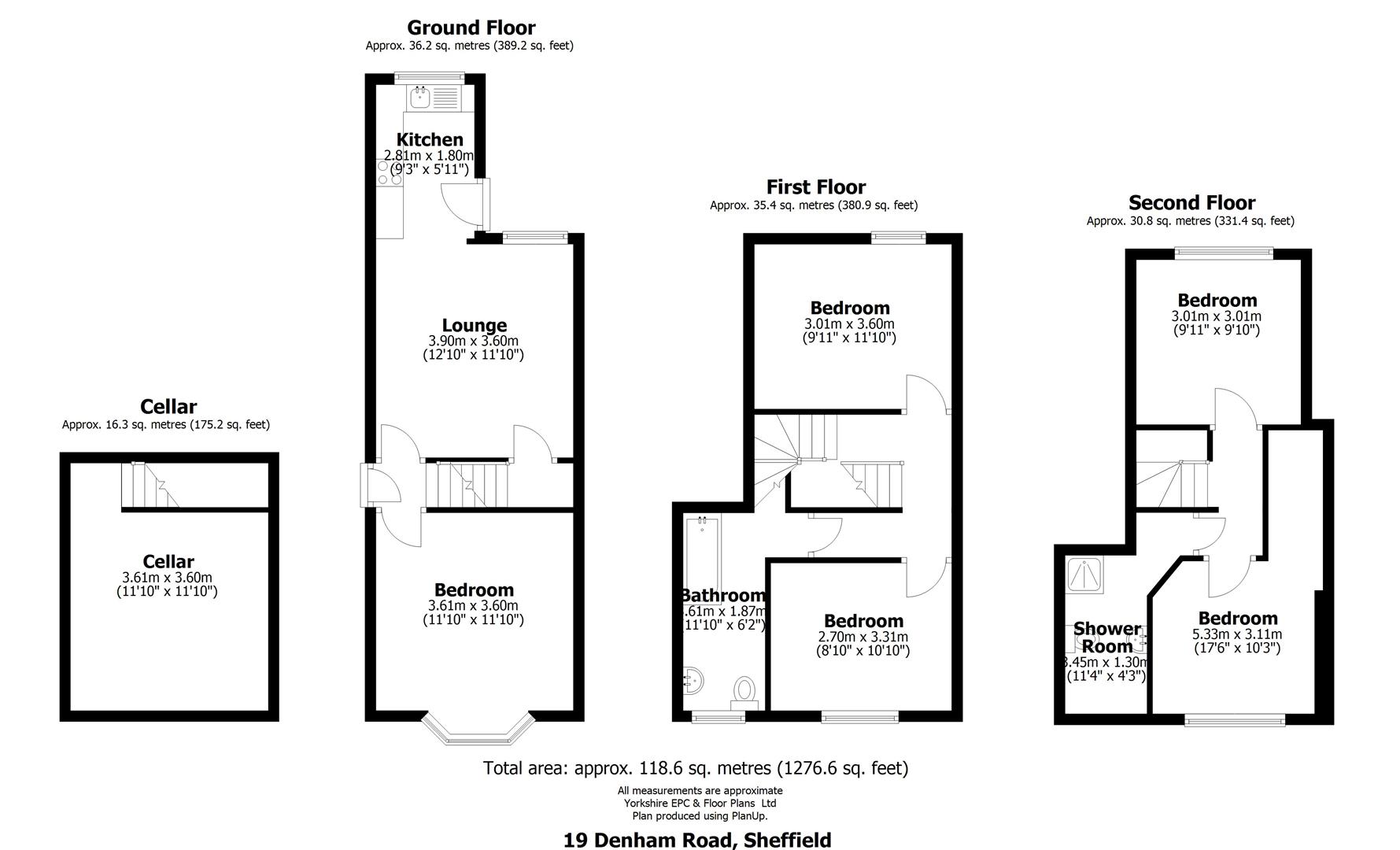 Denham Road, Sheffield floorplan