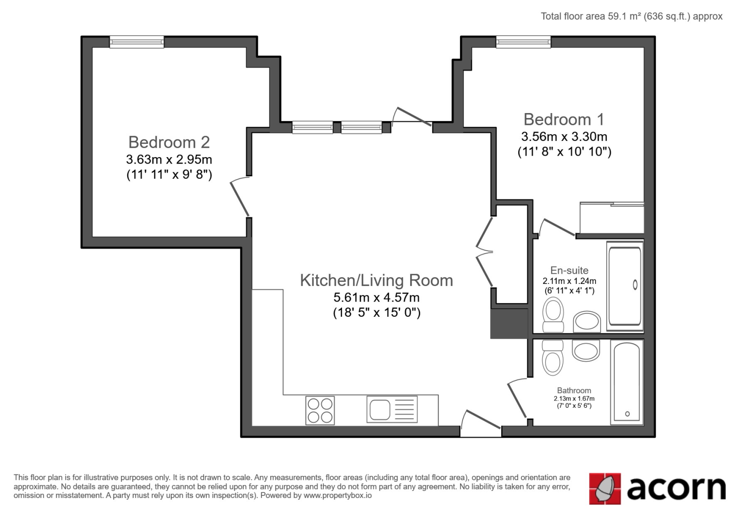 50, Pioneer Wharf, 6 Medway Street, Strood floorplan
