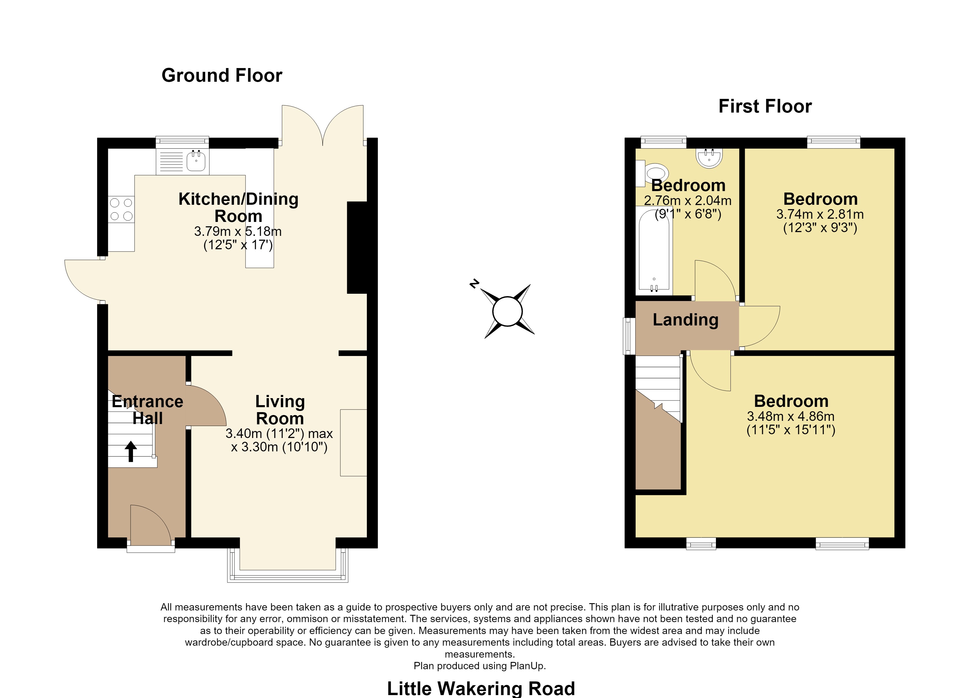 222, Little Wakering Road, Southend-on-Sea floorplan