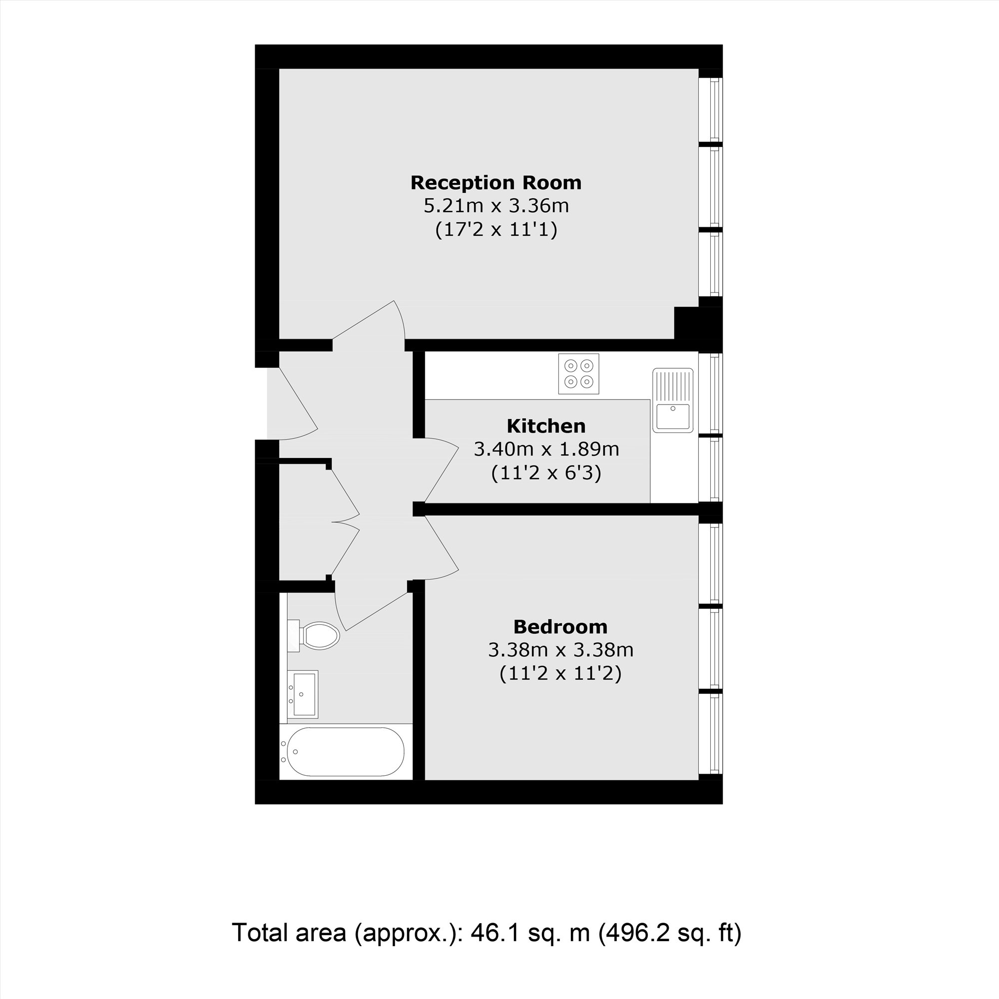 28, Church Garth, London floorplan