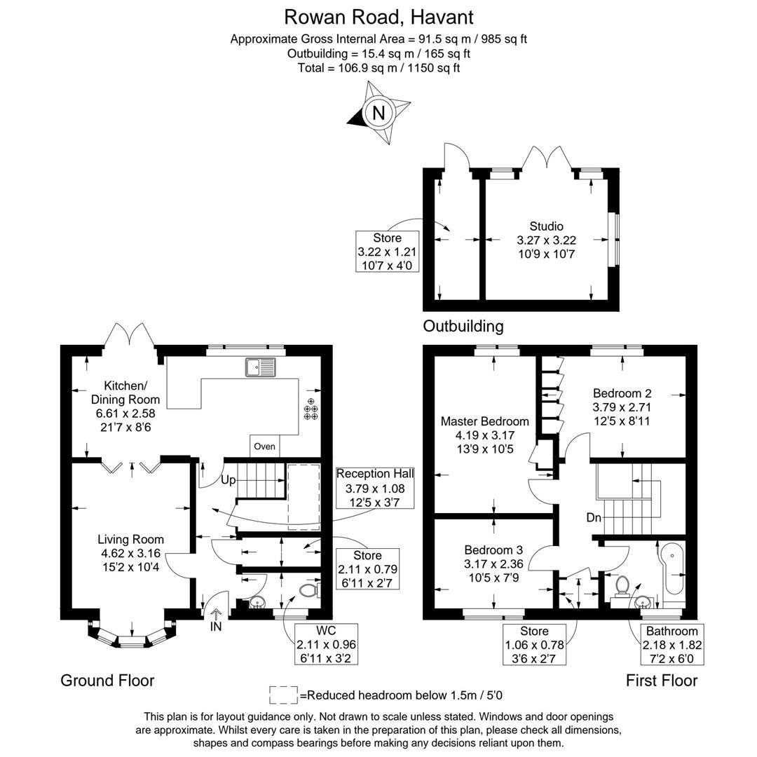 Rowan Road, Havant floorplan